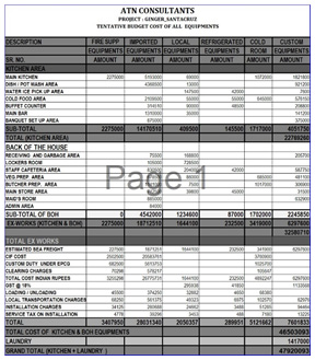 BUDGETING COSTING